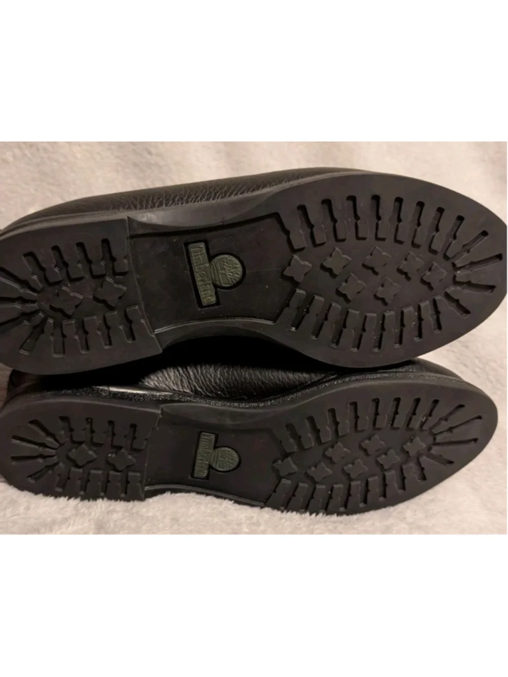 Timberland Black Pebble Grain Leather Derby Dress Shoes Black Men's 9M B235